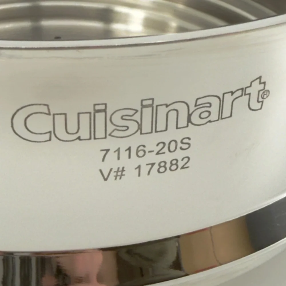 Cuisinart 7116-20S Chef's Classic Stainless Steel Steamer Insert with Lid 20cm